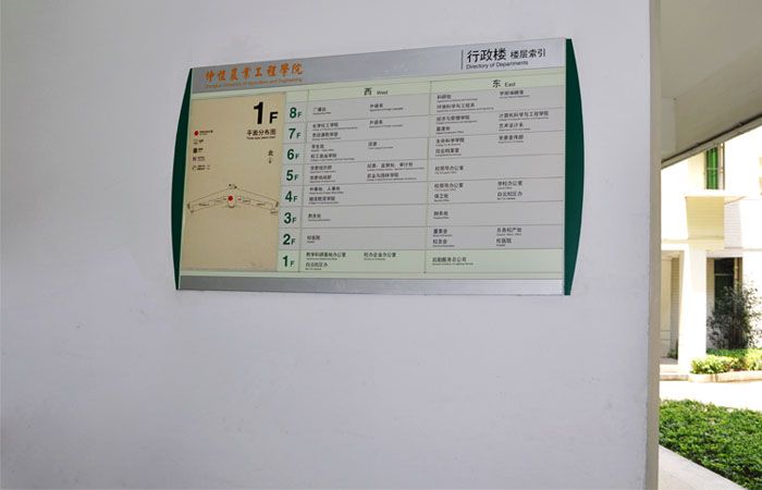 學校平面分布圖
