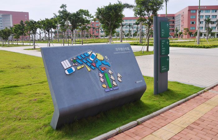 校園總平圖索引牌