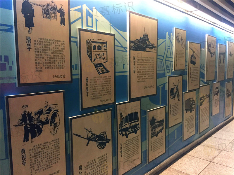 文化墻標識